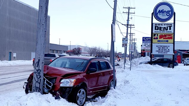 Hausse d’accidents observée sur les routes glacées de Winnipeg