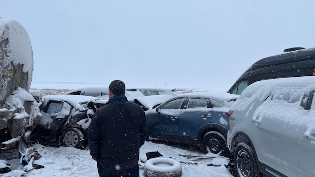 Un carambolage sur l’A-40 à Yamachiche fait une dizaine de blessés