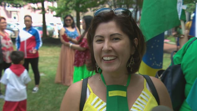 Adriana Campbell, membre de la communauté brésilienne de Moncton. Adriana Campbell, membre de la communauté brésilienne de Moncton.