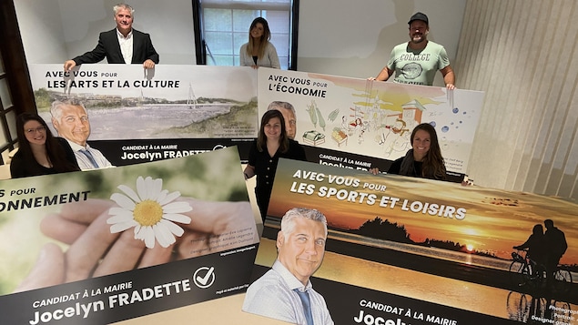 Mairie d’Alma : Jocelyn Fradette s’allie à des artistes pour ses affiches