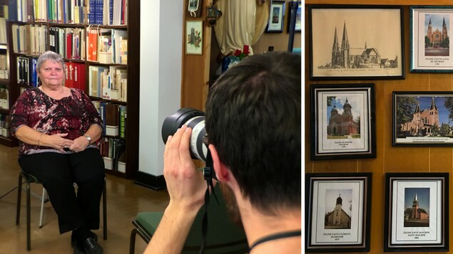 Photos d'Agathe et de tableaux avec des illustrations et photos d'églises. Photos d'Agathe et de tableaux avec des illustrations et photos d'églises.