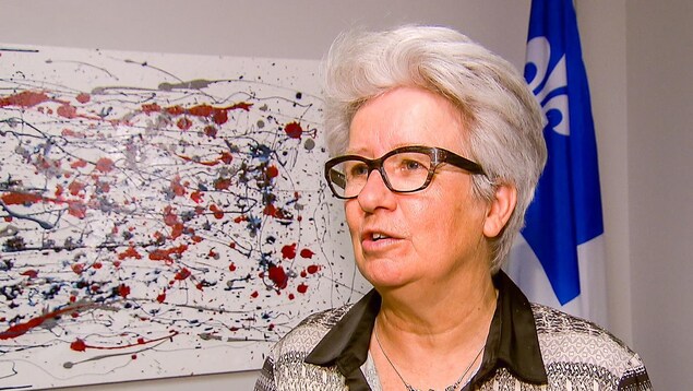 Agnès Maltais, députée de Taschereau, en entrevue à son bureau de circonscription Agnès Maltais, députée de Taschereau, en entrevue à son bureau de circonscription
