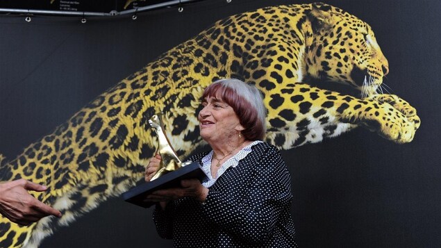 Agnès Varda reçoit son prix à Locarno Agnès Varda reçoit son prix à Locarno