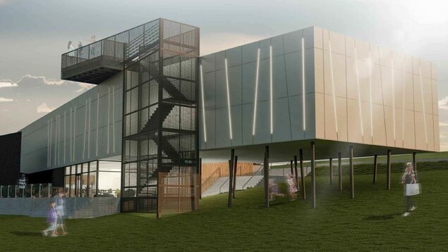 L'aile projetée du Musée de la Gaspésie L'aile projetée du Musée de la Gaspésie