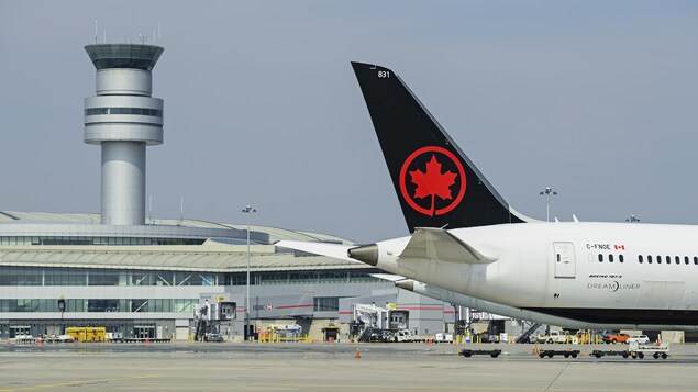 Un avión de la compañía Air Canada.