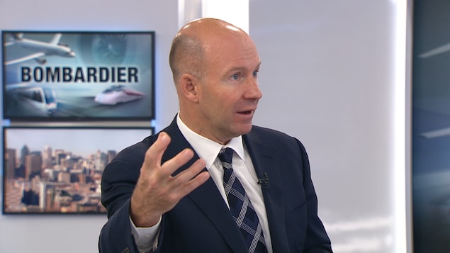 Le PDG de Bombardier, Alain Bellemare