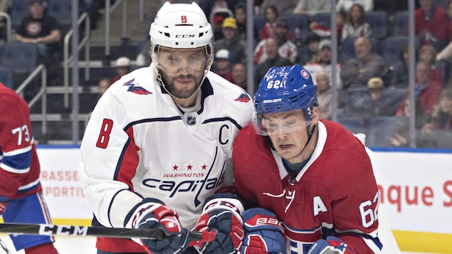 Alex Ovechkin a inscrit un des deux buts des Capitals dans la défaite face aux Canadiens Alex Ovechkin a inscrit un des deux buts des Capitals dans la défaite face aux Canadiens