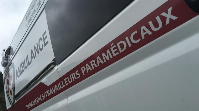 Une ambulance au Nouveau-Brunswick.
