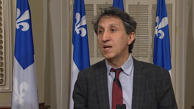 Amir Khadir, porte-parole de Québec solidaire Amir Khadir, porte-parole de Québec solidaire