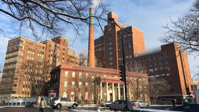 L'ancien site de l'Hôpital de Montréal pour enfants, au centre-ville
