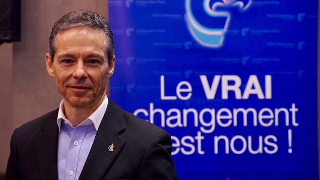 Le chef du Parti conservateur du Québec, Adrien Pouliot. Le chef du Parti conservateur du Québec, Adrien Pouliot.