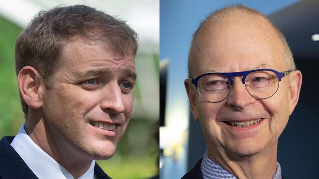 Montage photo d'Andrew Furey et Ches Crosbie.