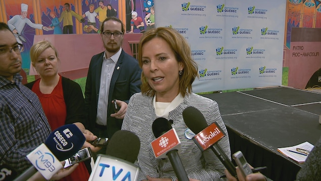 La nouvelle chef de Démocratie Québec, Anne Guérette La nouvelle chef de Démocratie Québec, Anne Guérette