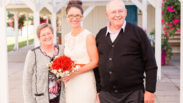 Photo prise lors du mariage d'Annie