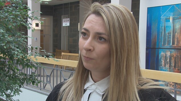 Annik Arbour, procureure aux poursuites criminelles et pénales, lors d'une entrevue au palais de justice de Saint-Joseph-de-Beauce Annik Arbour, procureure aux poursuites criminelles et pénales, lors d'une entrevue au palais de justice de Saint-Joseph-de-Beauce