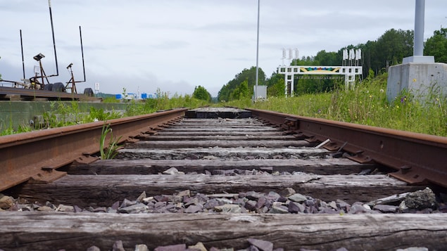 Le chemin de fer gaspésien, photographié à Gaspé