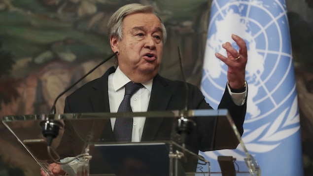 联合国秘书长安东尼奥·古特雷斯（ Antonio Guterres）周二在莫斯科