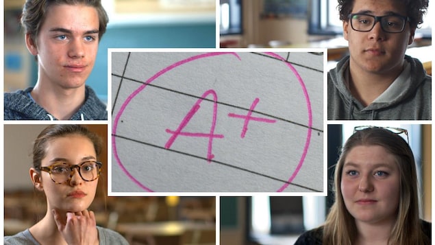 Portrait de quatre adolescents qui ont souffert d'anxiété de performance
