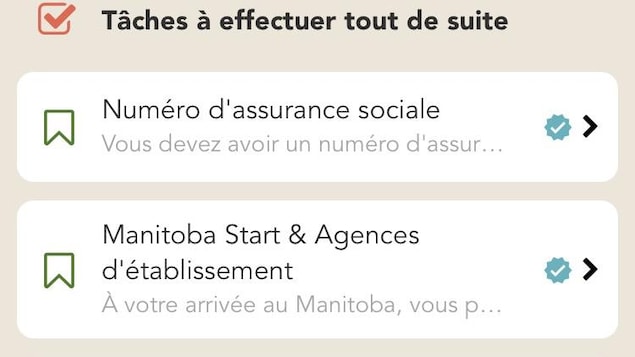 Une capture d'écran de l'application Arrival Advisor.