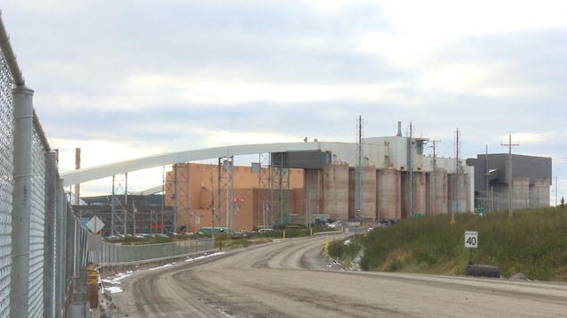 Les installations d'Arcelor Mittal à Fermont