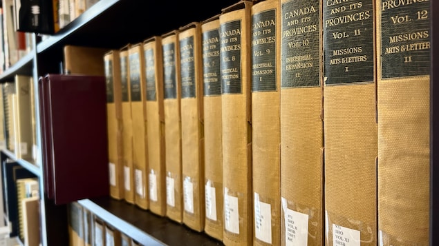 Des livres de la Société historique de Saint-Boniface.