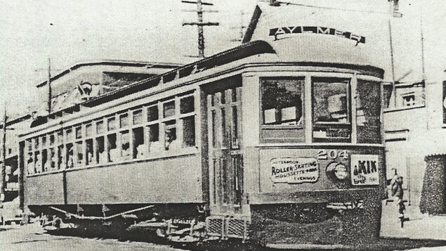 Photo d'archives montrant un wagon de tramway. Photo d'archives montrant un wagon de tramway.