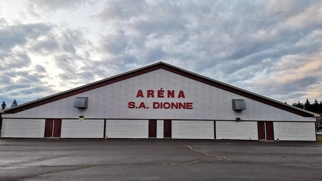 L'aréna S.A. Dionne, à Tracadie.