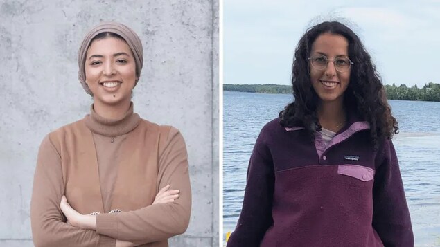 Asmae Danouj, left, and Justine Petrucci reflect on how the 32nd anniversary of the Polytechnique massacre fuels their desire to inspire a new generation of women engineers and continue taking up space in the male-dominated industry. 