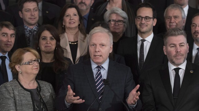 Le chef du Parti québécois Jean-Francois Lisée fait son bilan de la session parlementaire. Le chef du Parti québécois Jean-Francois Lisée fait son bilan de la session parlementaire.