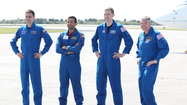 Un équipage multiculturel sur le point de décoller pour la station spatiale