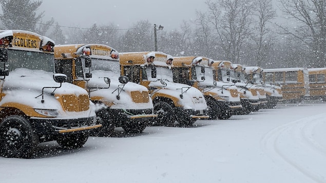 Le transport scolaire annulé pour la journée en Abitibi