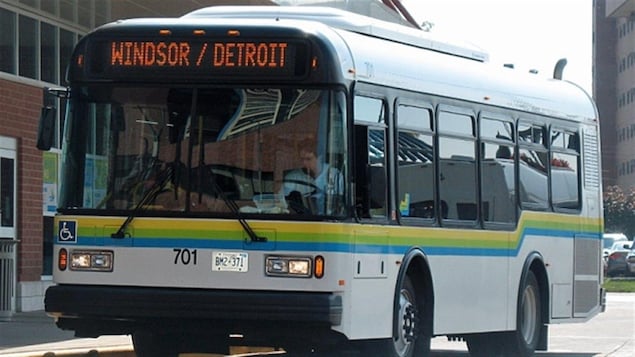 Un autobus municipal à Windsor