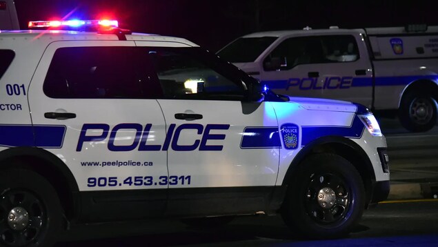 Three teenagers aboard the stolen car were arrested in Mississauga Three teenagers aboard the stolen car were arrested in Mississauga