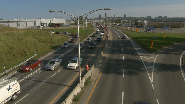 L'autoroute Laurentienne à Québec