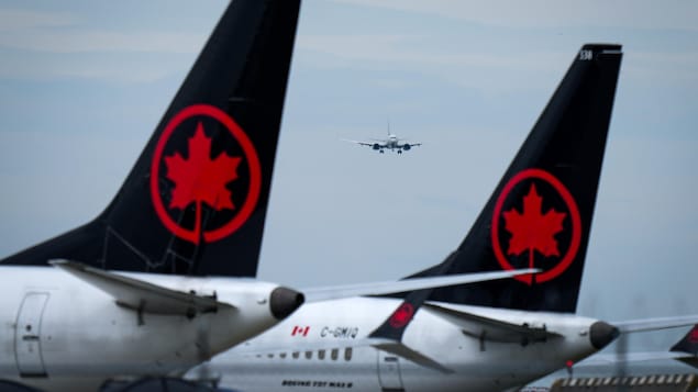 Aviones de Air Canada.