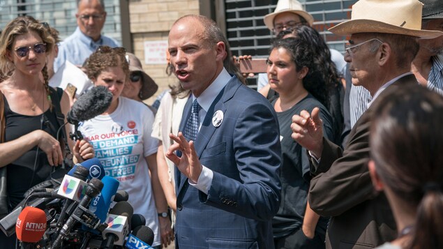 L'avocat Michael Avenatti, qui représente Stephanie Clifford. L'avocat Michael Avenatti, qui représente Stephanie Clifford.