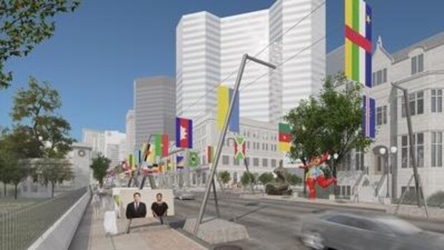 Une exposition d'art aura lieu sur 1 km de la rue Sherbrooke. Une exposition d'art aura lieu sur 1 km de la rue Sherbrooke.