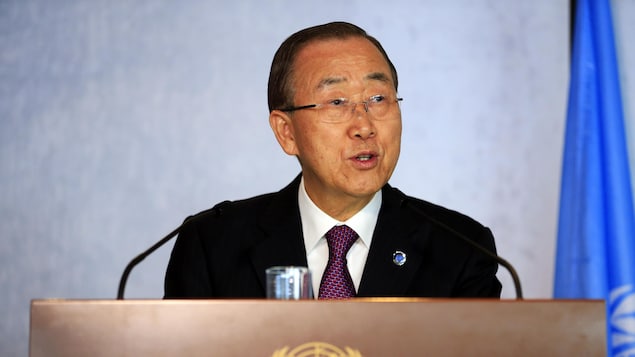 Ban Ki-moon livre un discours devant l'ONU Ban Ki-moon livre un discours devant l'ONU
