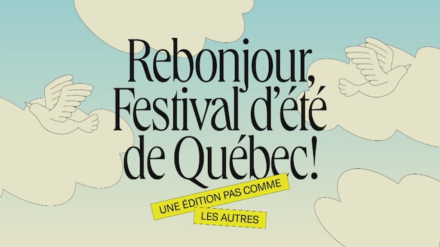 Capture d'écran du vidéo de présentation du Festival d'été de Québec 2021
