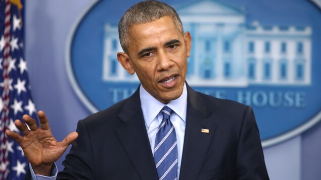 Le président Barack Obama en conférence de presse