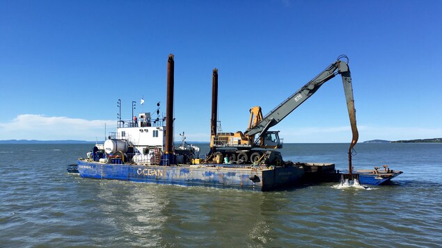 La STQ veut réduire le dragage au port de Rivière-du-Loup