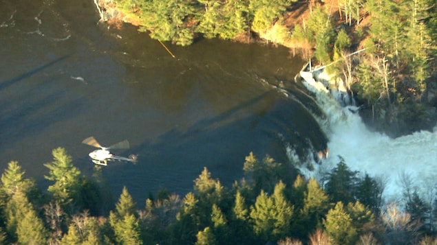 Le barrage de la Chute-Bell, à Grenville-sur-la-Rouge.