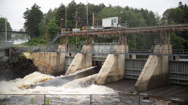 Le barrage d'Almaville à Shawinigan.
