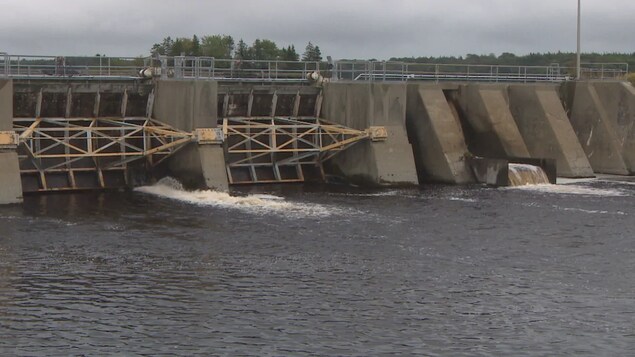 Le barrage de la rivière Tusket.