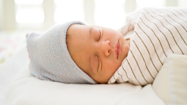 Un bébé qui dort. Un bébé qui dort.