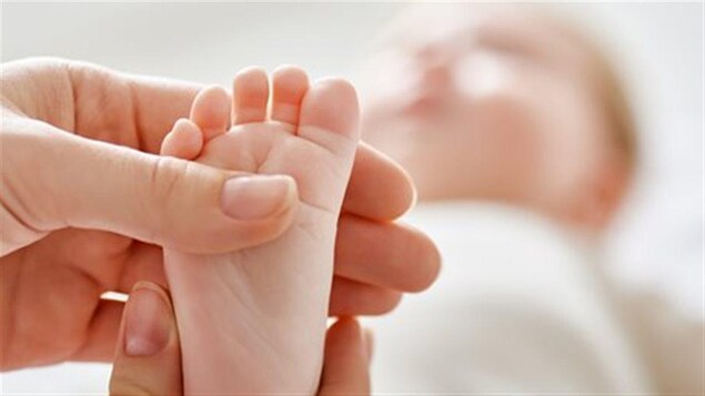 Un pied de bébé.