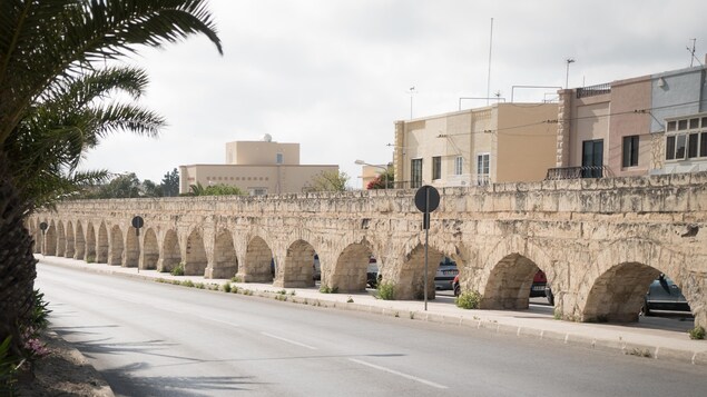 L'ancien aqueduc Wignacourt, construit au début du 17e siècle L'ancien aqueduc Wignacourt, construit au début du 17e siècle
