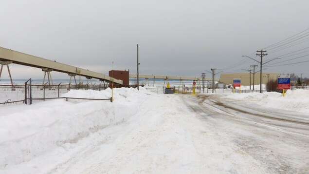 Une photo de Belledune en hiver.