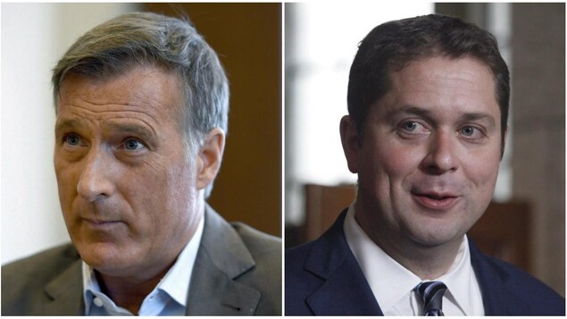 Maxime Bernier et Andrew Scheer
