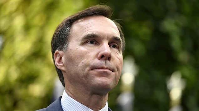 Plan rapproché de Bill Morneau.